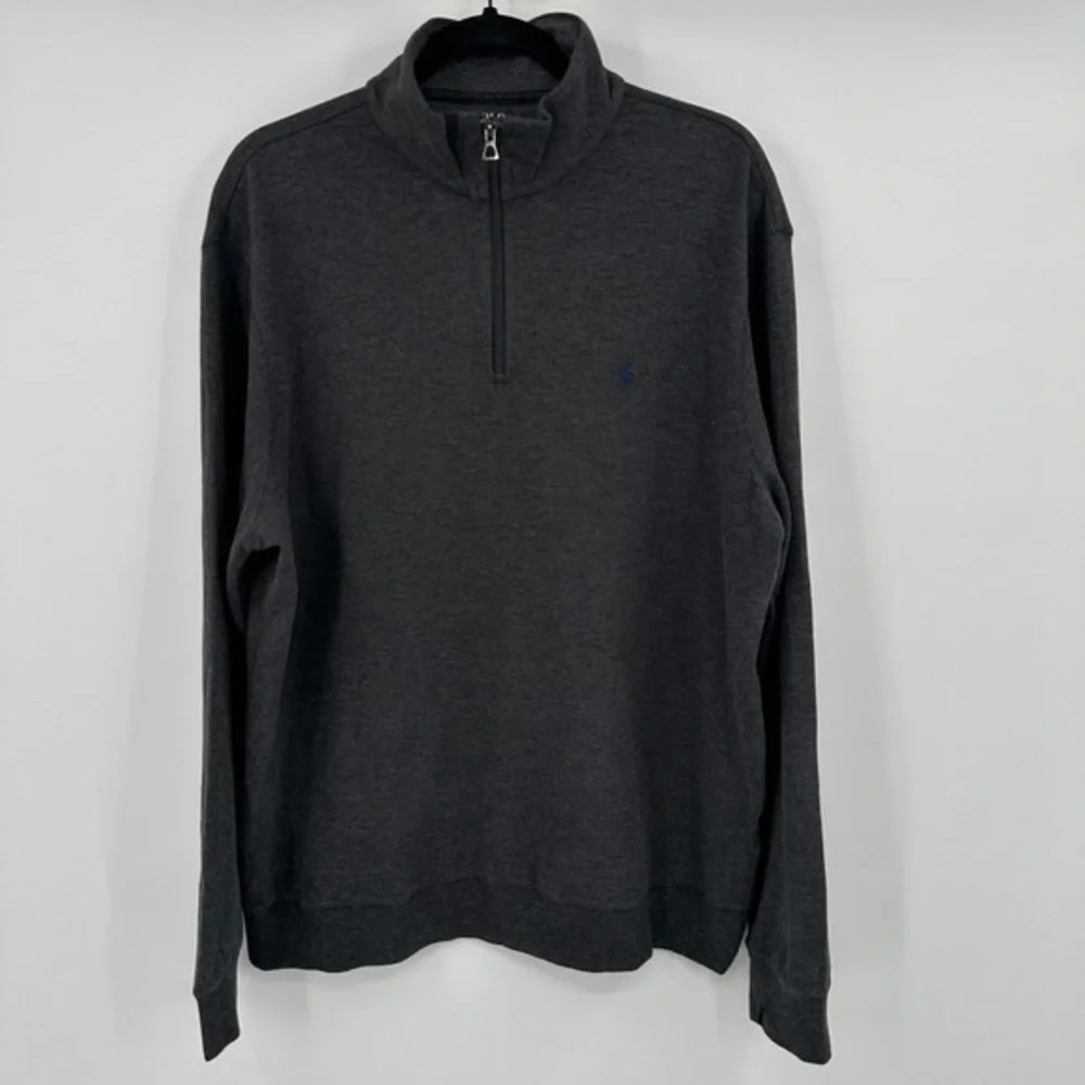 Polo by Ralph Lauren Charcoal Half-Zip Sweater
